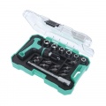 Proskit Nut Driver Set - 18 In 1 Mini T-handle Ratchet Set Proskit Nut Driver Set - 18 In 1 Mini T-handle Ratchet Set